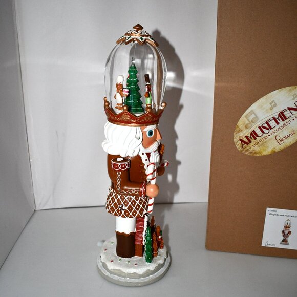 Roman Musical LED Gingerbread Nutcracker #135190 NWT - Picture 3 of 9
